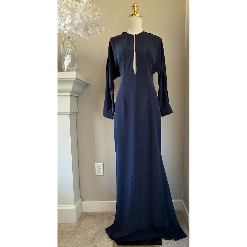Sachin + Babi Evening Gown in Navy Blue, Sz 6